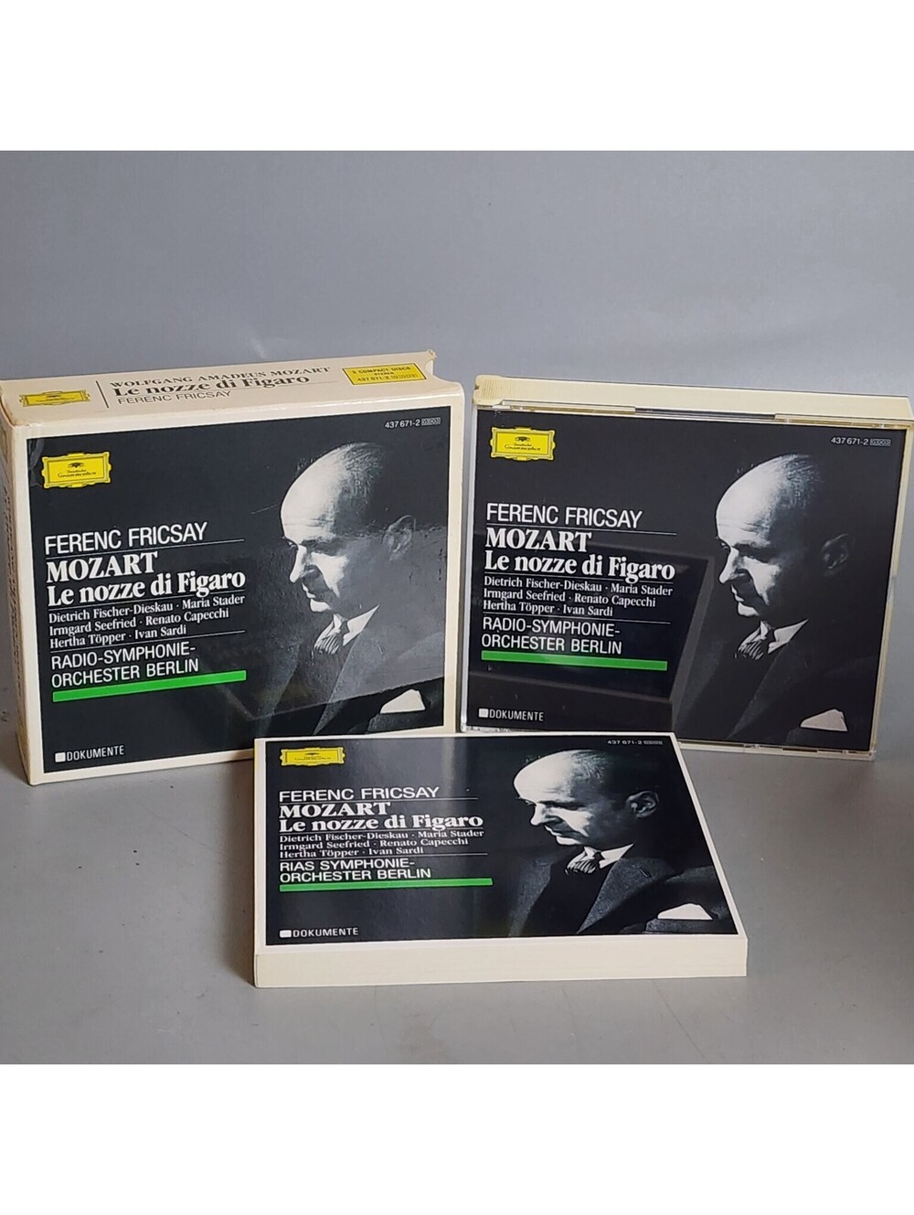 Mozart: Le nozze di Figaro 3-CD Set Ferenc Fricsay Deutsche Grammophon DOKUMENTE